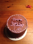 Even this years birthday cake was gluten-free